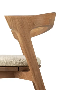 Ethnicraft Teak Bok Outdoor Dining Chair - Fabric