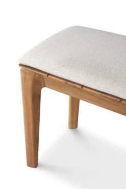 Ethnicraft Teak Bok Outdoor 2 Seater Bench - Fabric