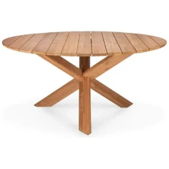 Ethnicraft Teak Circle Outdoor Dining Table
