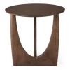 Ethnicraft Teak Geometric Side Table