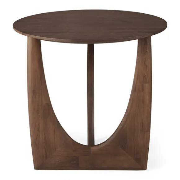 Ethnicraft Teak Geometric Side Table