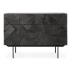 Ethnicraft Teak Graphic Chest of Drawers - 3 Drawers