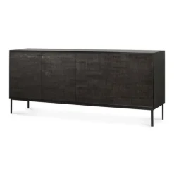 Ethnicraft Teak Grooves Sideboard - 4 Doors
