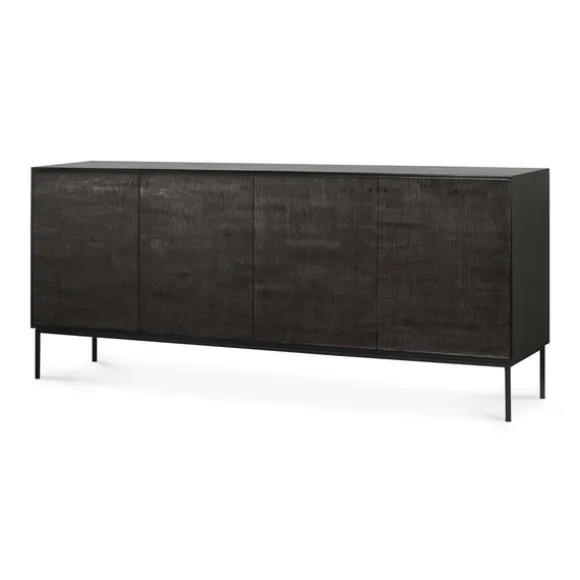 Ethnicraft Teak Grooves Sideboard - 4 Doors