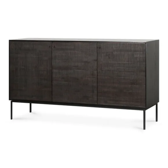 Ethnicraft Teak Grooves Sideboard - 3 Doors