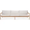 Ethnicraft Teak Jack Outdoor 3 Seater Sofa