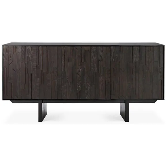 Ethnicraft Teak Mosaic 3 Door Sideboard
