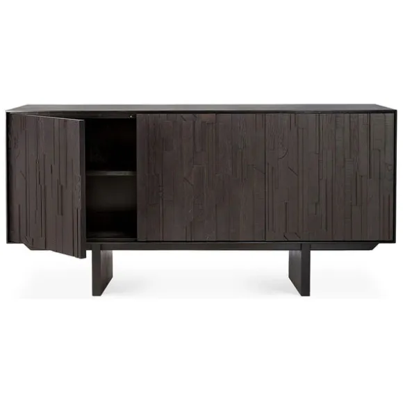 Ethnicraft Teak Mosaic 3 Door Sideboard