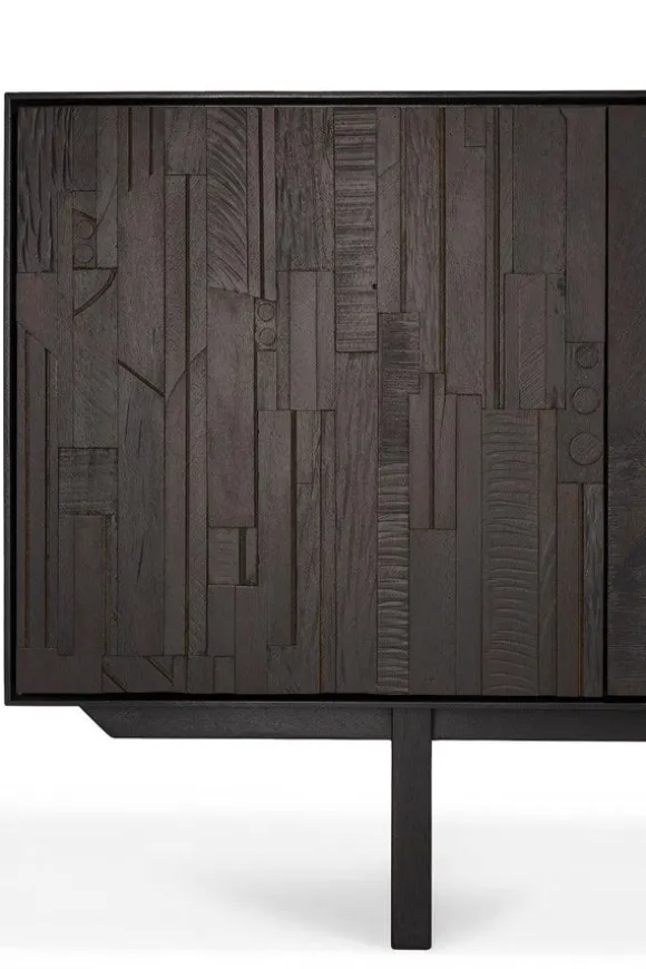 Ethnicraft Teak Mosaic 4 Door Sideboard