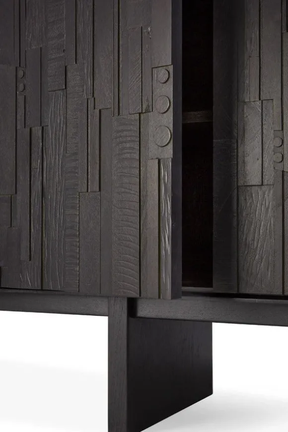 Ethnicraft Teak Mosaic 4 Door Sideboard
