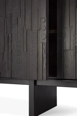 Ethnicraft Teak Mosaic 3 Door Sideboard