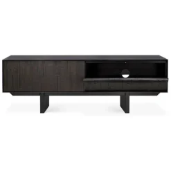 Ethnicraft Teak Mosaic TV Cupboard - 1 Flip-down Door/1 Drawer