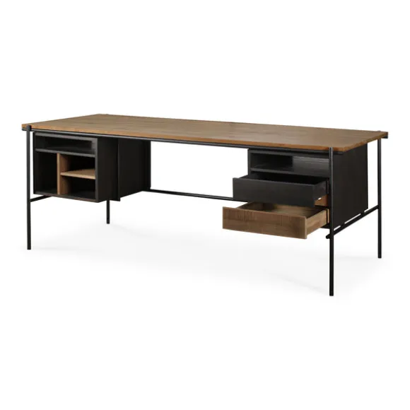 Ethnicraft Teak Oscar Desk - 2 Drawer
