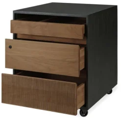 Ethnicraft Teak Oscar Drawer Unit with Keylock - 3 Drawer