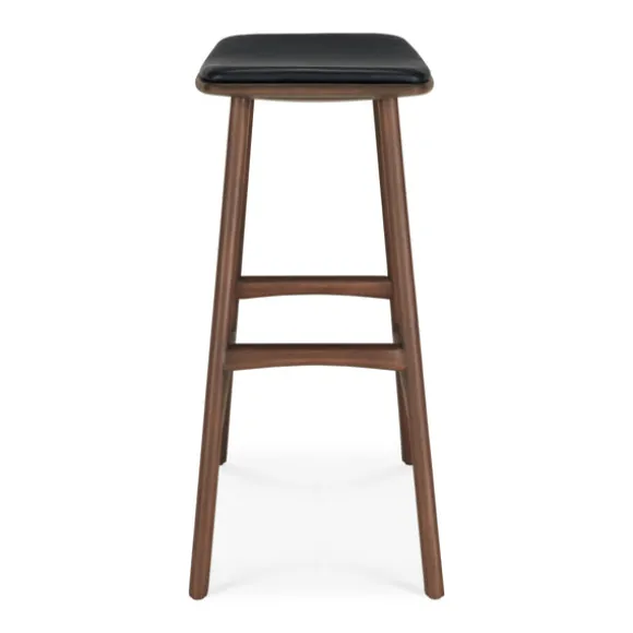 Ethnicraft Teak Osso Counter Stool - Leather