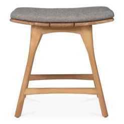 Ethnicraft Teak Osso Outdoor Stool - Fabric