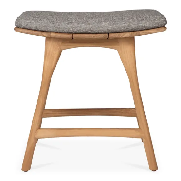 Ethnicraft Teak Osso Outdoor Stool - Fabric