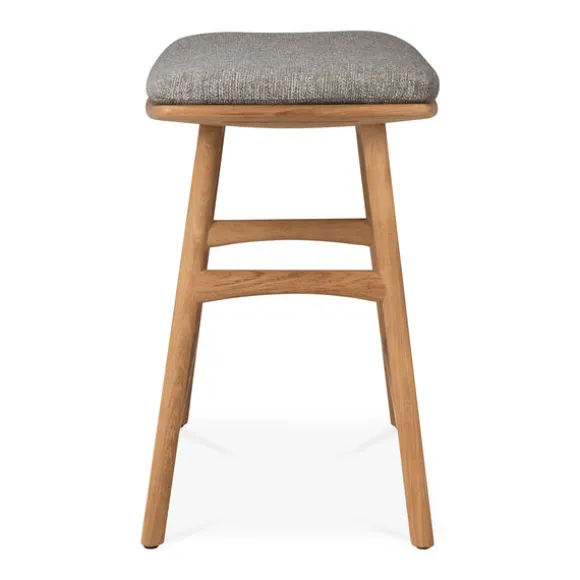 Ethnicraft Teak Osso Outdoor Stool - Fabric