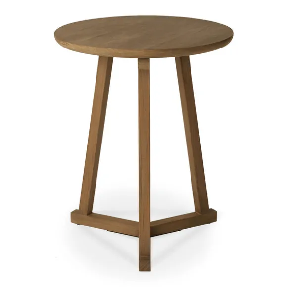 Ethnicraft Teak Tripod Side Table