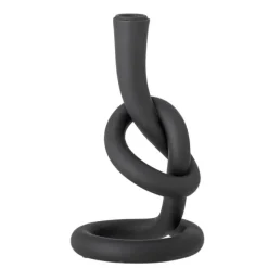 Flikka Polyresin Candlestick - Black