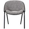 Folium Dining Chair with Leather Piping