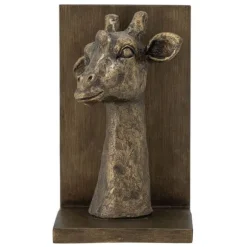 Frauke Resin Bookend - Brass