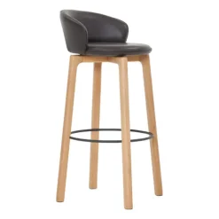 Glide Bar Stool with Backrest