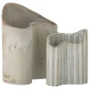 Henaj Stoneware Vase - Brown - Set of 2
