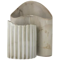 Henaj Stoneware Vase - Brown - Set of 2