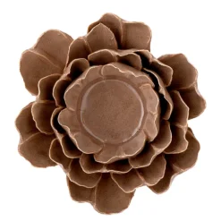 Irisa Stoneware Votive - Brown