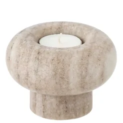 Isabea Short Marble Votive - Nature
