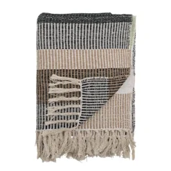 Isnel Cotton Throw - Brown
