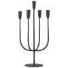 Izma Metal Candle Holder - Black