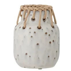 Janel Ceramic Vase - White