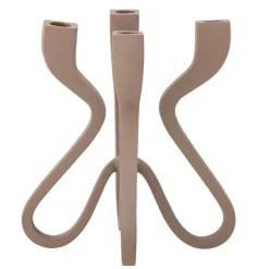 Kir Aluminium Candle Holder - Brown
