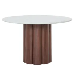Kora Marble Round Dining Table
