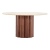 Kora Travertine Round Dining Table