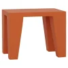 Leon Wood Stool - Flame