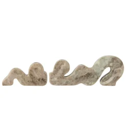 Liabella Marble Candle Holder - Grey - Set of 2