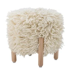 Lomba Wool Stool - Nature