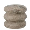 Madisson Marble Tall Candlestick - Brown