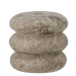 Madisson Marble Tall Candlestick - Brown