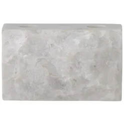 Magie Marble Candle Holder - White