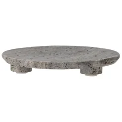 Margaret Travertine Tray - Grey