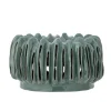 Mavel Stoneware Flowerpot - Green