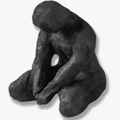 Meditating Man Art Piece