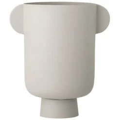 Metal Vase - Grey 29cm