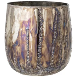 Milagro Glass Votive - Silver