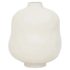 Mille Ceramic Vase - Almond Milk