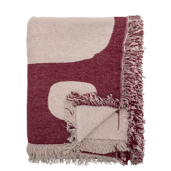 Olica Cotton Throw - Red